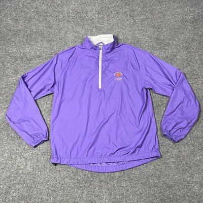 Chaqueta Peter Millar Para Hombre Pequeña Púrpura Cuarto Cremallera Golf Ocean Course Kiawah Foto 1 de 4