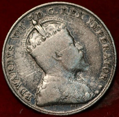 1902 Canada 10 Cents Silver Foreign Coin - Image 1 of 2