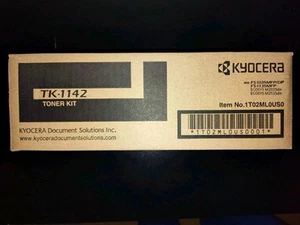Oryginalny czarny toner Kyocera TK-1142 TK1142, 1T02ML0US0 - Zdjęcie 1 z 4