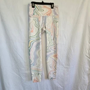 Old Navy Women Marbled High-Waisted PowerSoft 7/8-Length GoDry Pocket Leggings M - Picture 1 of 7