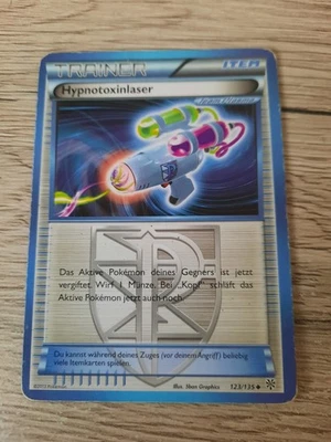 Pokemon Schwarz&Weiss - Plasmasturm 123/135 - Hypnotoxinlaser (PLS 123) deutsch - Bild 1 von 3