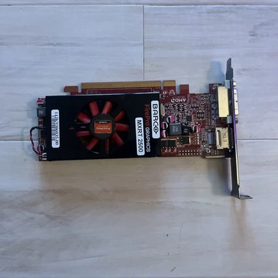 Barco AMD MXRT 2500 FirePro Graphics Card 1GB PCIe DVI DisplayPort - Image 1 of 4