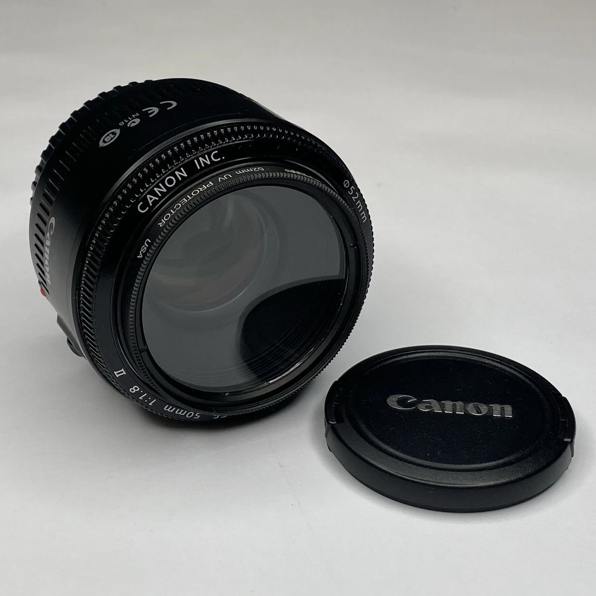 CANON-L 50mmF1.8オールクロームタイプ純正メタルフード付き CANON-L 50mmF1.8オールクロームタイプ純正メタルフード付き CANON-L