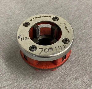 Rothenberger 1" NPT Pipe Threading Die - - Picture 1 of 4
