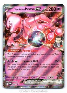 Team Rocket's Mewtwo SVP205 - SV Black Star Promo - Pokemon Card - Near Mint - Picture 1 of 2