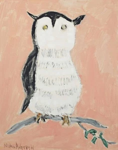 Milton Avery - Yellow Eyed Owl, 1961 Archival Quality Art Print, Size A4. - Picture 1 of 1