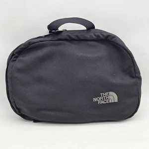 Vintage 2000er The North Face schwarz Nylon Kulturbeutel Dopp Kit Reisetasche aufhängbar - Bild 1 von 8
