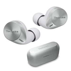 Technics EAH-AZ60M2 Auriculares Inalámbricos Cancelación de Ruido Plateados Bluetooth Audio - Imagen 1 de 4