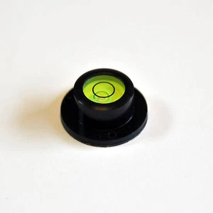 KAISER 6386 SELF ADHESIVE BUBBLE STICKY SPIRIT LEVEL HIGH QUALITY METAL ROUND - Picture 1 of 1