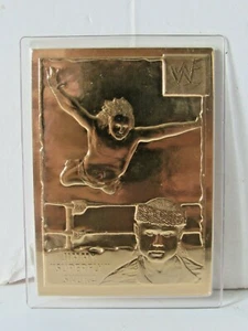 Tarjetas de tarjeta de oro de 22 quilates Jimmy "Superfly" Snuka WWE Wrestling Danbury como nuevas #37 - Imagen 1 de 3