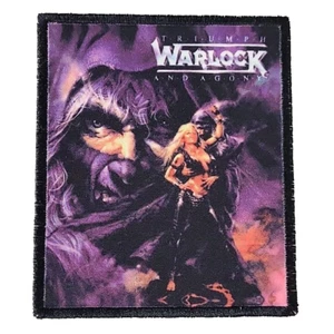 WARLOCK Triumph And Agony SMALL PATCH Printed Band Logo - Bild 1 von 6