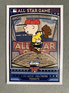 2014 Topps All-Star Game Fanfest Peanuts Charlie Brown baseball card WR-CB - Picture 1 of 3