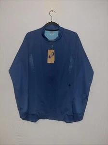 Men's Large Blue Asics Hybrid Jacket - Picture 1 of 10