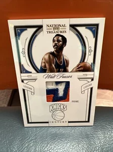 2010 National Treasures NY Knicks Walt Frazier Spiel getragener Aufnäher #'d 5 - Bild 1 von 3