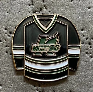 Michigan K-Wings Dark Jersey IHL Hockey Pin - Imagen 1 de 2