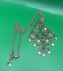 LUCKY BRAND Green Snake Gold-Tone Scarab Long Necklace, 27"L - Picture 1 of 9