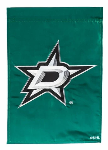 Dallas Stars Premium 2-Sided Garden Flag Applique Embroidered Banner Hockey Cover