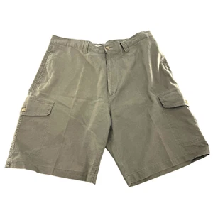St Johns Bay Cargo Shorts Men's 38-9" Green Hiking Outdoors Camp Fishing Preppy - Picture 1 of 8