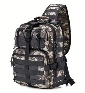 Fashion Camouflage Satchel Bag Sling Backpack Chest Bag Crossbody Shoulder Bag - Picture 1 of 2