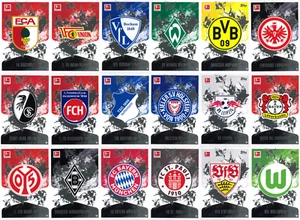 Match Attax Bundesliga 2024/2025 24/25 ALLE 18 Club Logo Trading Cards KOMPLETT - Zdjęcie 1 z 1