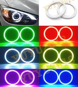 RGB Halo Ring for Mazda CX-5 CX5 13-15 headlight angel eye bluetooth DRL lamp - Picture 1 of 18