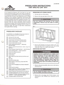 OEM Genuine Arctic Cat New ATV Dealer Service Assembly Manual 1997 Bearcat 454 - Picture 1 of 2