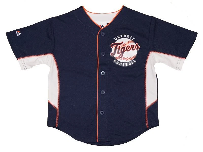 Nueva con etiquetas Camiseta Majestic Detroit Tigers MLB Niños 4-7 Líder de Equipo - Azul Marino Foto 1 de 1