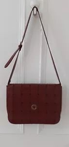 ♡ Vintage Designer Guy Laroche Paris Medium Brown Shoulder Bag ♡ - Picture 1 of 12