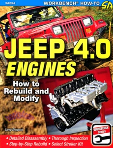 JEEP 4.0 MANUAL SHOP SERVICE REPAIR HOW TO REBUILD MODIFY ENGINES SHEPARD BOOK - Picture 1 of 1