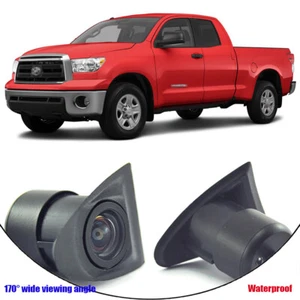 170° Full HD CCD Front View Camera Logo Embedded for Toyota Tundra 2010-2013 - Picture 1 of 7