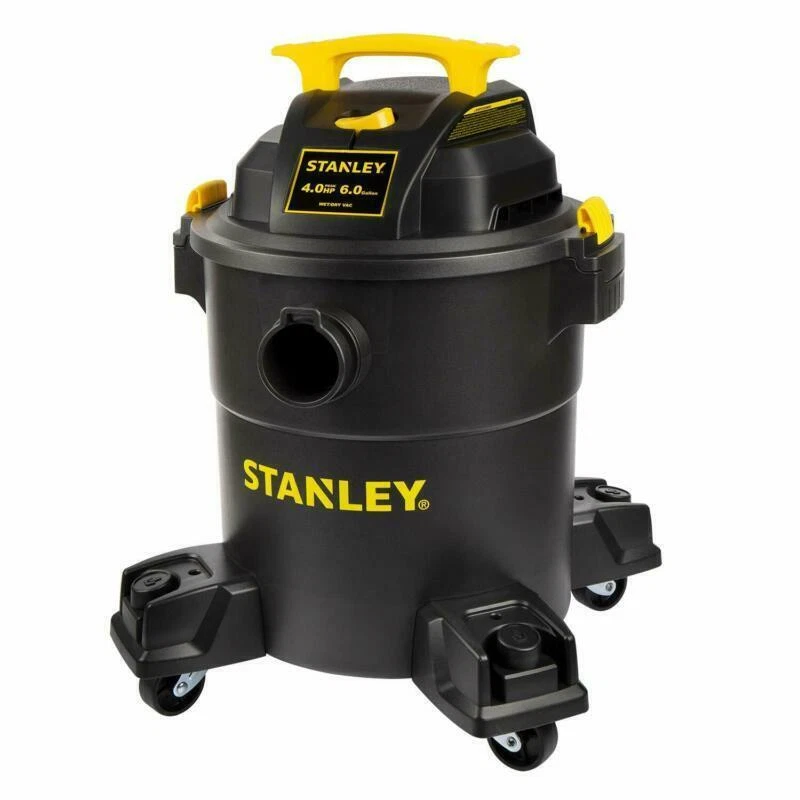 Stanley SL18116P 6 gal 4 MAX HP Pro Wet/Dry Vacuum - Black