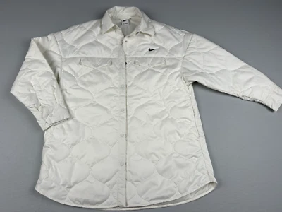 Chaqueta de trinchera acolchada blanca Nike Sportswear Essentials para mujer con cuello pequeño nueva con etiquetas Foto 1 de 4