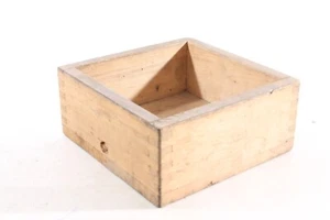 alte Holzkiste 19cm x 19cm x 8,5cm kleine Kiste Holz Vintage - Bild 1 von 16
