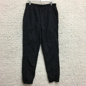 VINTAGE Reebok Pantaloni Medium Adulto Nero Pista Giacca a Vento Atletica Anni 90 Uomo M - Foto 1 di 11