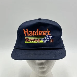 Cordón SnapBack Hardee’s Racing de colección hecho en Estados Unidos NASCAR #31 - Imagen 1 de 8
