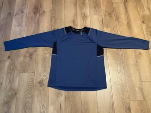 Spyder Mens Sweater Large blue Spider Active Crew Neck - Picture 1 of 5