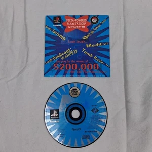 PS1 Pizza Hut Powered PlayStation Demo Game Promo Disc Sleeve Complete - Picture 1 of 7
