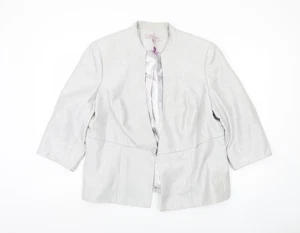 Jacques Vert Ivory Women's Suit Jacket Size 20 - Picture 1 of 12