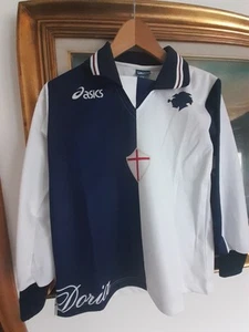 MAGLIA SHIRT VINTAGE FOOTBALL CALCIO SAMPDORIA ASICS BIANCO BLU. VEDI FOTO - Imagen 1 de 4