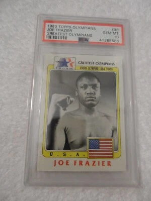 1983 Topps Greatest Olympians USA 'Smokin Joe Frazier #98 PSA 10 GEM MT - Image 1 of 2