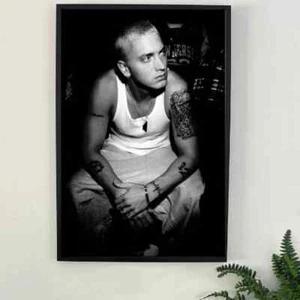 Retro Eminem 2000s Poster, Slim Shady Wall Art, Rap Legend Wall Decor Art Print - Picture 1 of 4