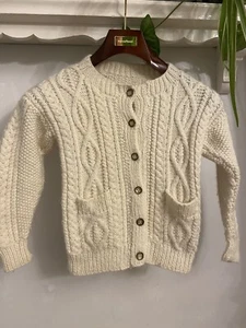 Chunky Aran Cardigan Chest 30’ - Picture 1 of 6