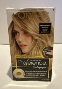 Loreal Superior Preference Balayages HIGHLIGHTS for Light to Dark Blonde Hair - Picture 1 of 4