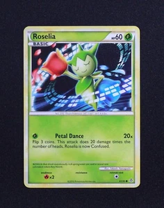 Roselia 61/95 - HGSS Unleashed - Common Pokemon Card - NM - Picture 1 of 2