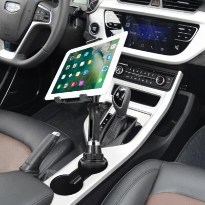 Adjustable Car Cup Holder Cell Phone Mount Universal Cradle for Phone & iPad - Image 1 of 4