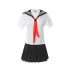 [In Stock]Japanese Sailor Dress School Uniform Girl Cosplay Costume Size 3XL