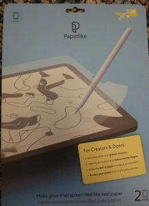 Paperlike 2.0 for iPad 10.2" Matte Screen Protector - NEW - Picture 1 of 7