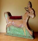 Antique Fairground Carousel Ride. Cox Family Noah's Ark Showground Donkey. c1930