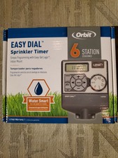 Orbit 6-Station Indoor Irrigation Timer Up to 8 Start times per Day. NEW IN BOX 