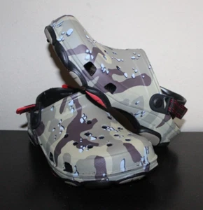 Crocs Classic All Terrain Desert Camo Clogs Mens Sz 6 207305 Grey Black Blue NWT - Picture 1 of 8